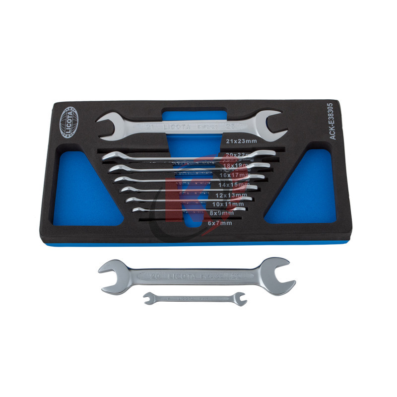 Набор ключей рожковых КГД-9 6-23 (ACK-E38305) ложемент Licota