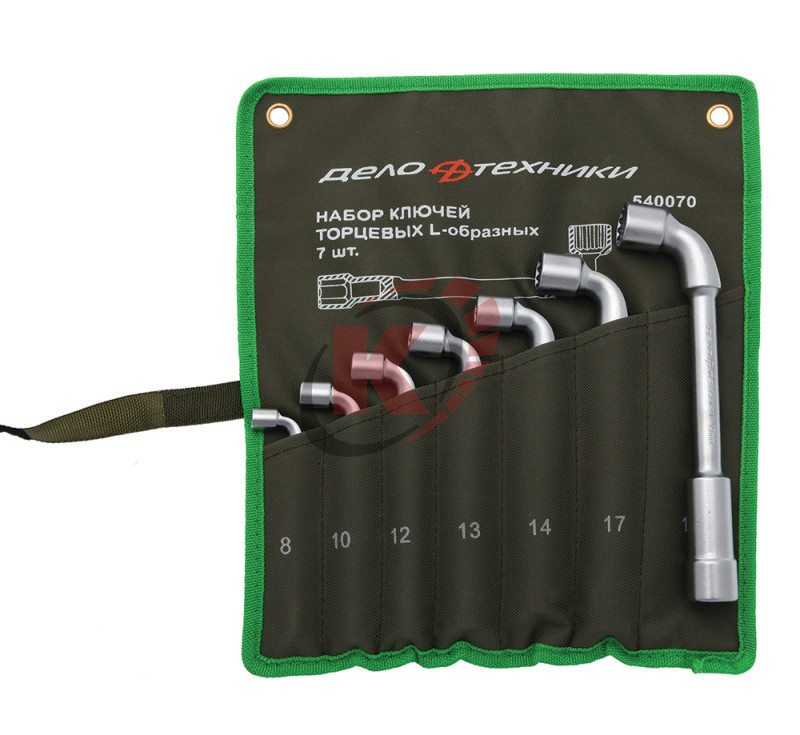 Набор ключей торцовых L-образных 7 шт.сквозных (540070) Дело Техники