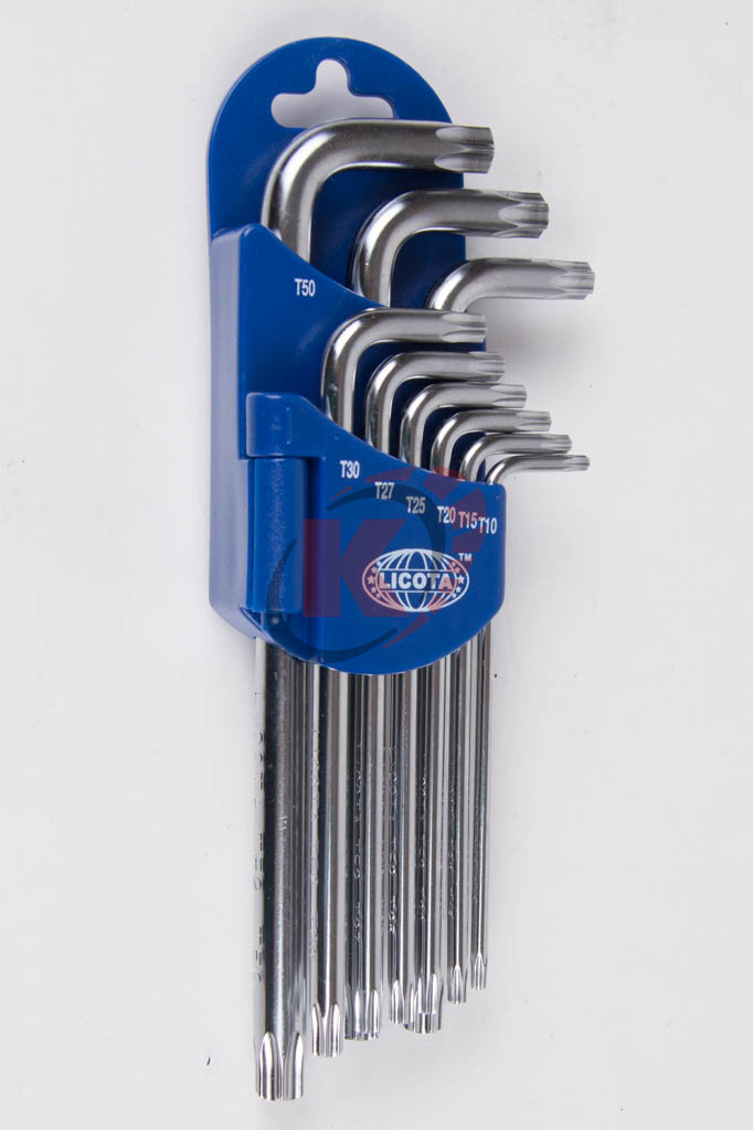 Набор ключей Г-обр. TORX 9пр Т10-Т50 (2TX20091DPM) Licota