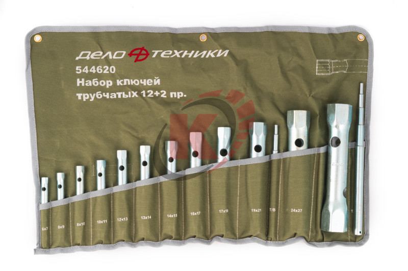 Набор ключей трубчатых 12пр. S=6-32мм (544620) ДТ