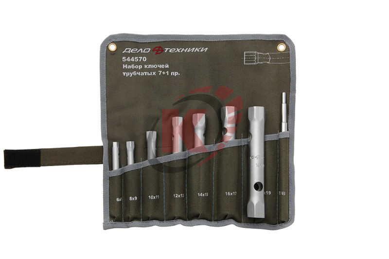 Набор ключей трубчатых 7пр. S=6-19мм (544570) ДТ