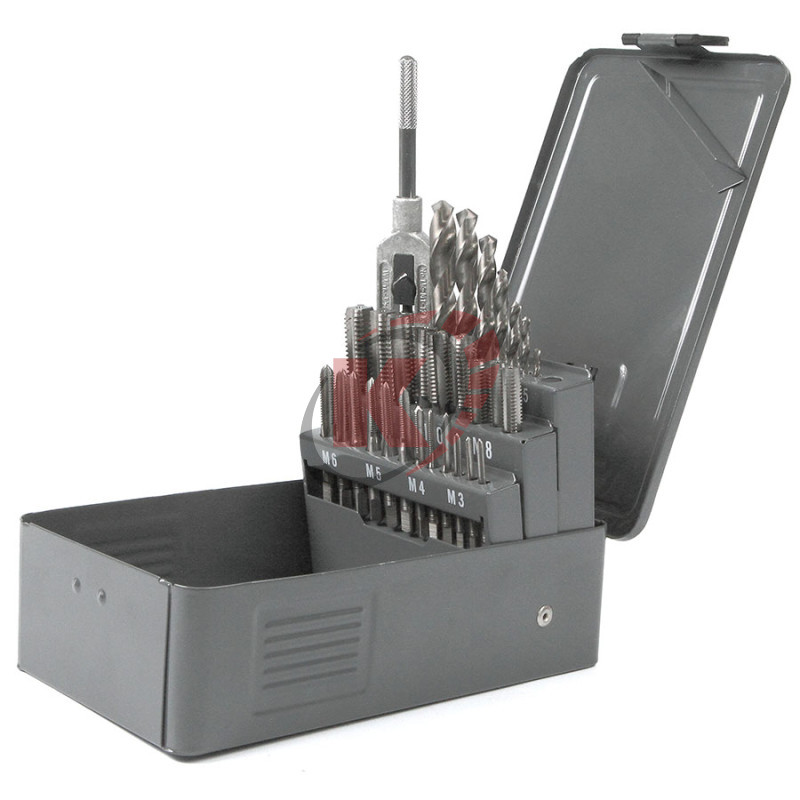 Набор метчиков и сверл 29 пр. М3-М12 (GM-THS29) Garwin