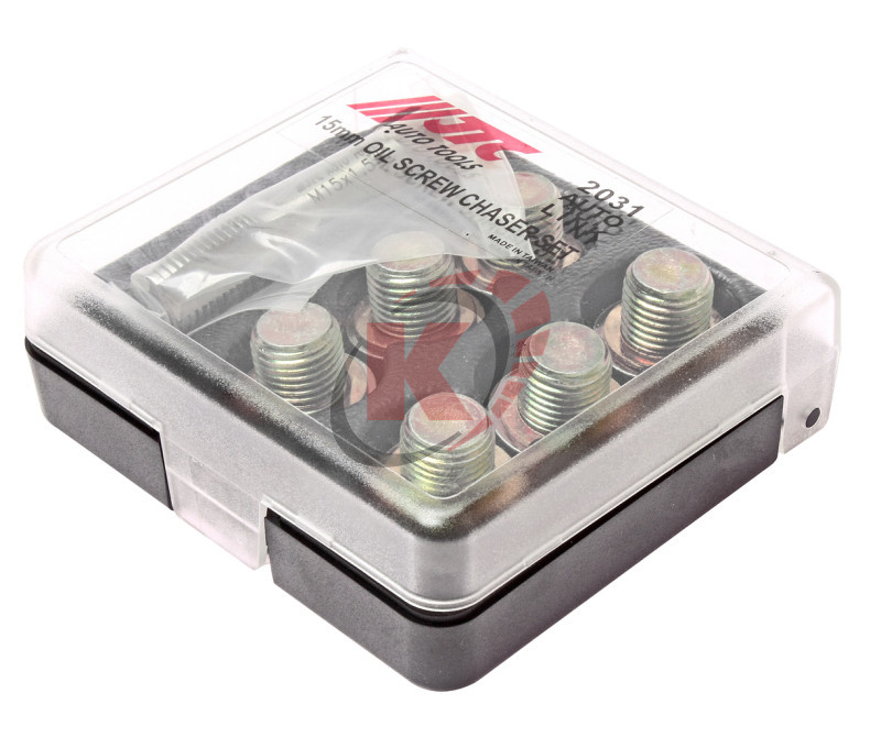 Набор для ремонта маслосливных отверстий 15мм в боксе (JTC-2031)