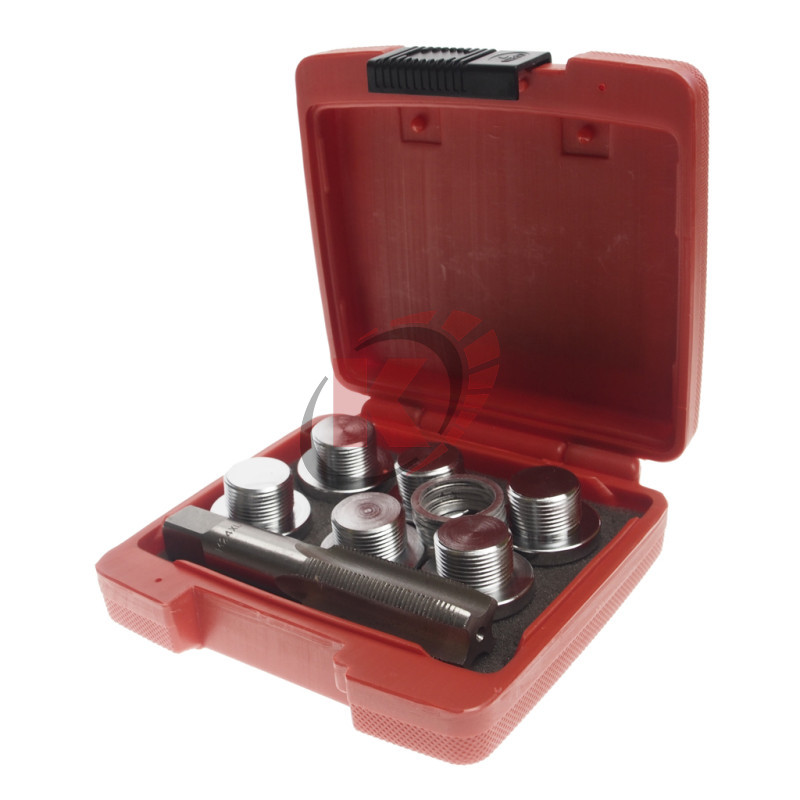 Набор для ремонта резьбы маслосливных отверстий 24мм в боксе (JTC-2048)