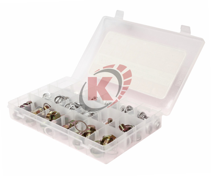 Набор маслосливных пробок и алюминиевых шайб 534шт в боксе (JTC-2019A)