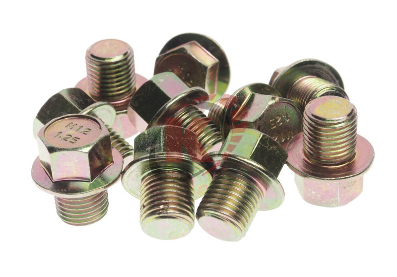 Набор маслосливных пробок М12х1.25мм L=12.4мм, шестигр.14мм 10 шт. (JTC-2002)