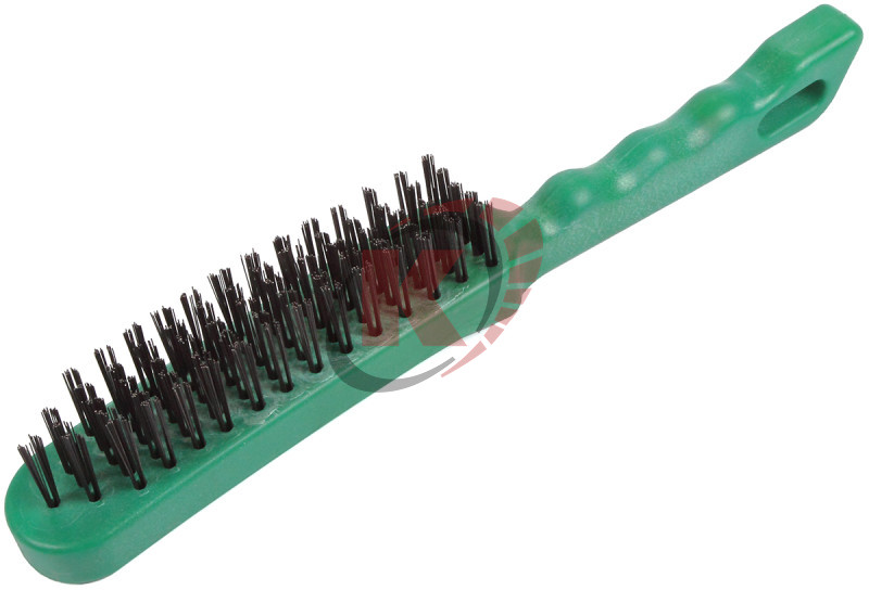 Щетка ручная стальная 280 мм 5 ряд. пластм. ручка (736022-5) Garwin