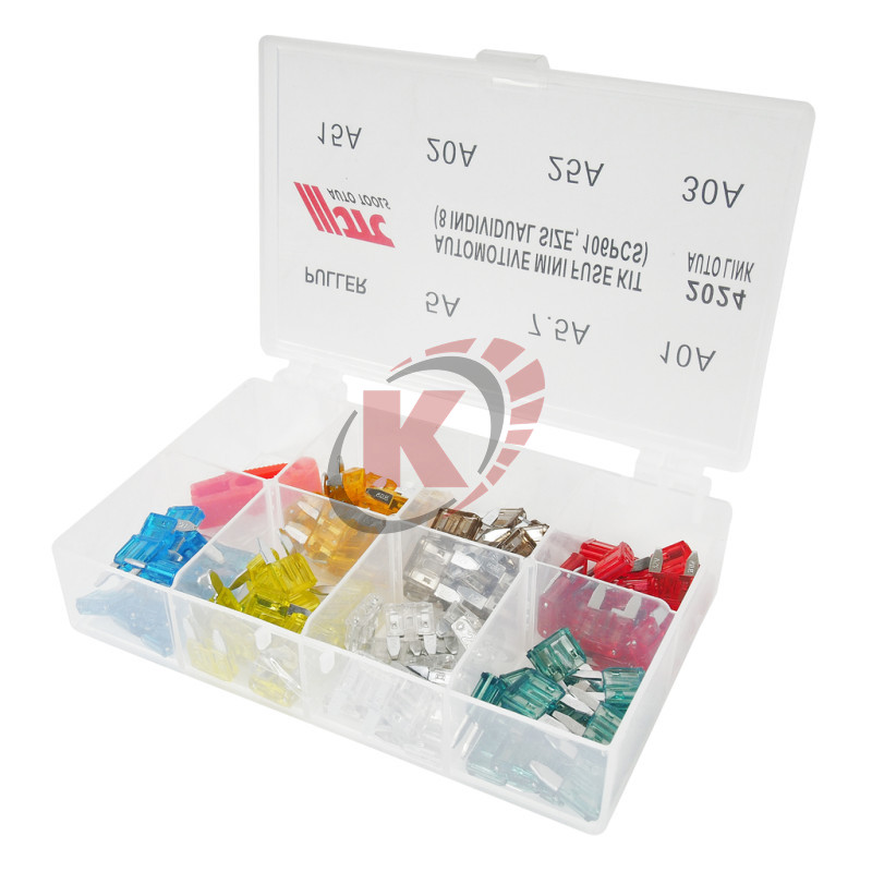 Набор предохранителей мини 5-30А, 106шт в боксе (JTC-2024)