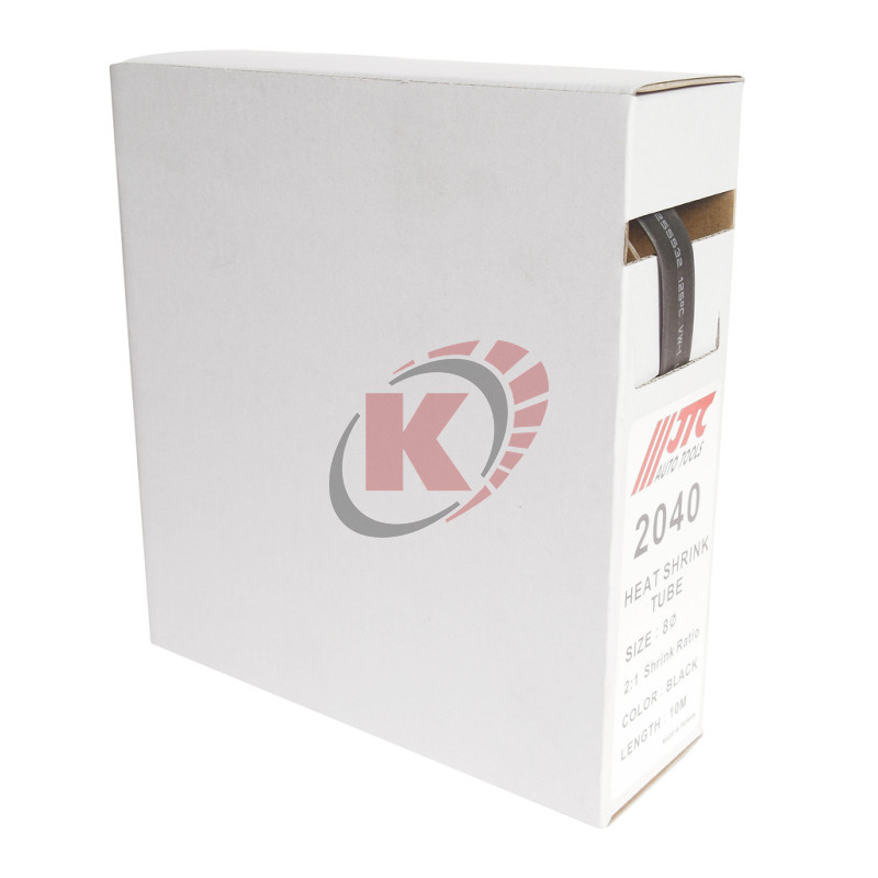 Трубка термоусадочная, диаметр 8мм L=10м в мини-боксе (JTC-2040)