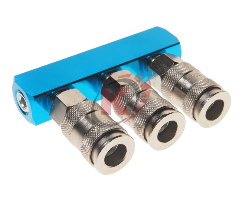 Соединитель быстросъемный тройной 1/10/100 (JTC-5417A)