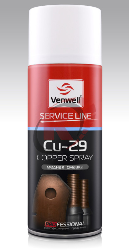 Смазка медная аэрозоль 400мл (VCG04) VW-SL-017RU VENWELL