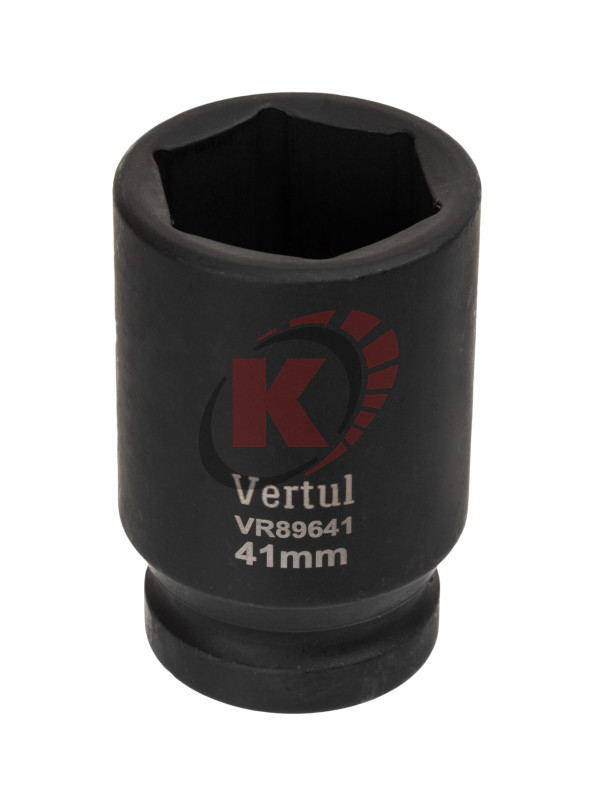 Головка торцевая 6гр. 1" S=41мм L=90мм ударная (VR89641) Vertul