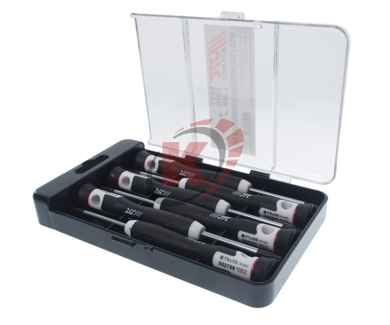 Набор отверток 6пр. T6-T15 ПРЕЦИЗИОННЫЕ (JTC-5527)