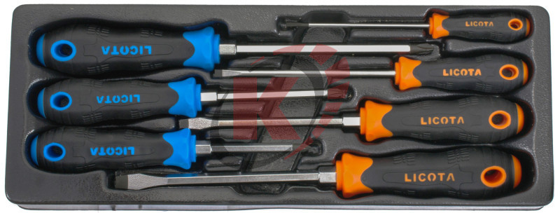 Набор отверток 7пр. (ACK-384106) ложемент Licota
