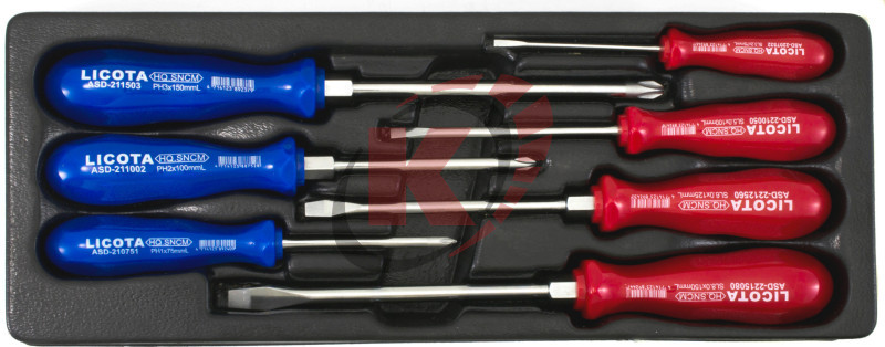 Набор отверток 7пр. (ACK-384109) ложемент Licota