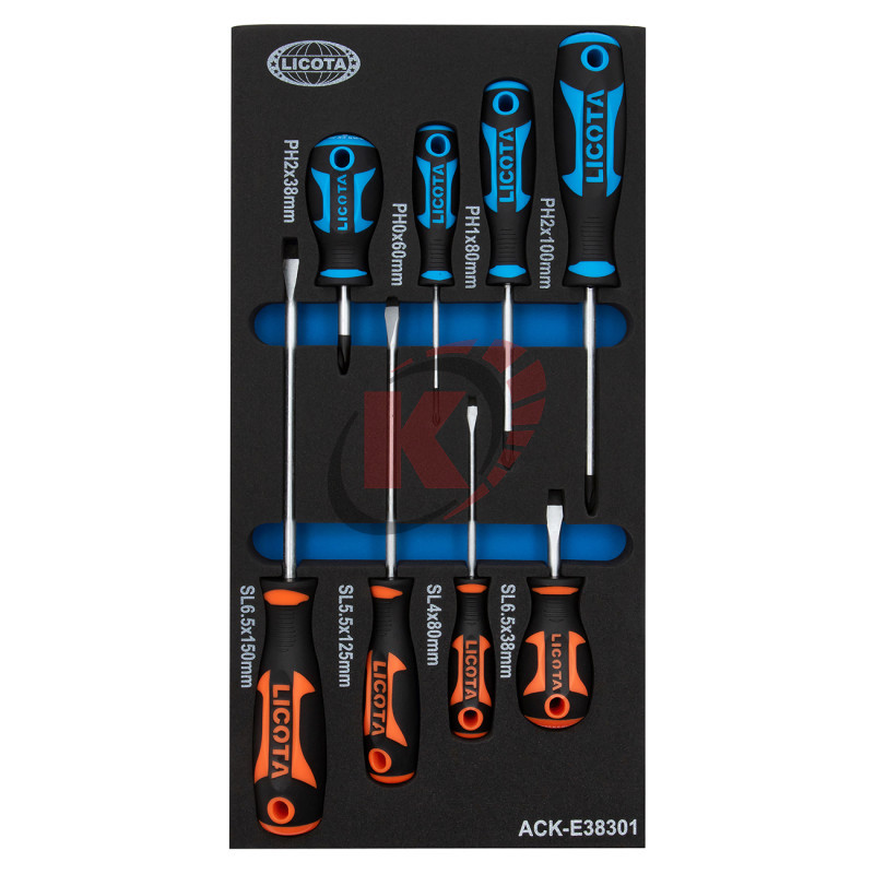 Набор отверток 8пр. (ACK-E38301) EVA Licota