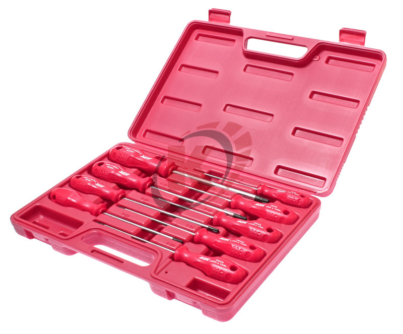 Набор отверток TORX 9 пр. c отверстием (JTC-3925)