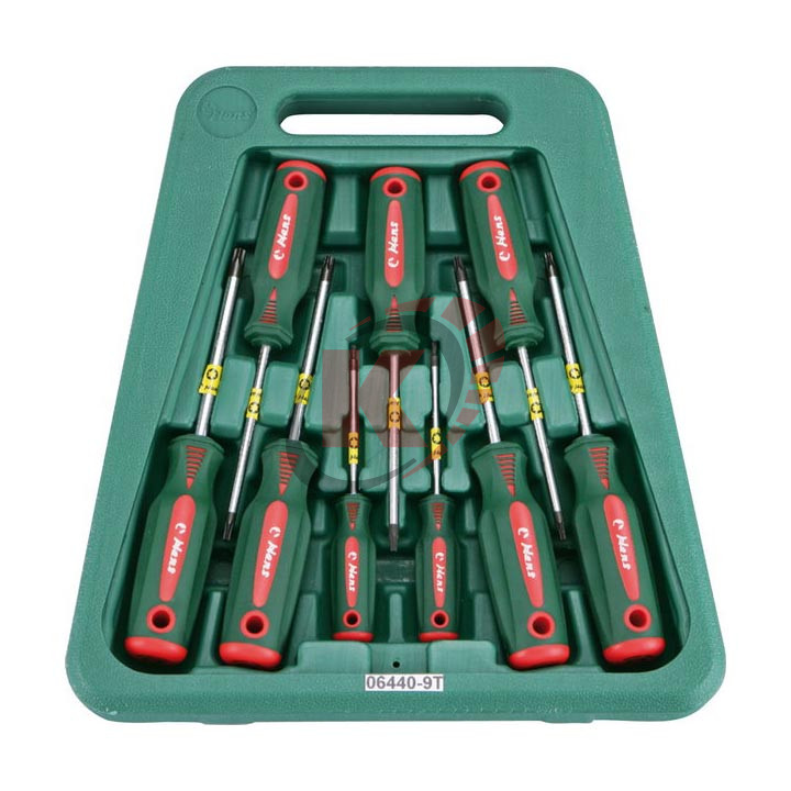 Набор отверток TORX 9 пр.в кейсе T8-T40 (06440-9T) Hans