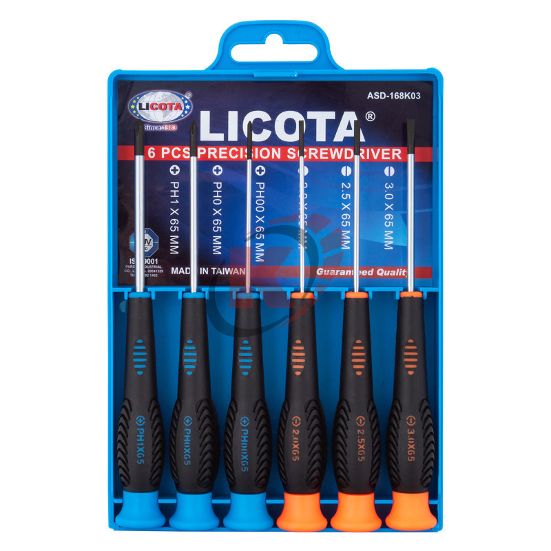 Набор отверток для точной механики (ASD-168K03) Licota