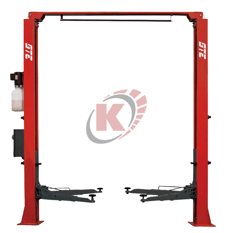 Подъемник двухстоечный 4т с верхней синхронизацией, 380В электрический спуск GTE (GTE-B202)