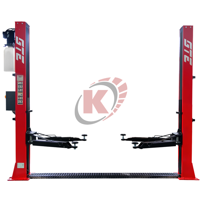 Подъемник двухстоечный 4т с нижней синхронизацией, 380В электрический спуск GTE (GTE-H102)