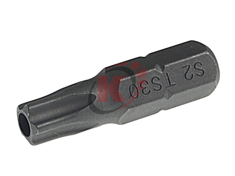 Бита TORX T30 L=25мм 1/4" с отверстием 5-ти лучевая (JTC-1192530)