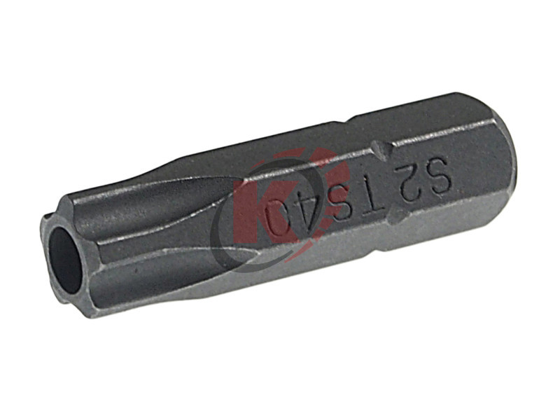 Бита TORX T40 L=25мм 1/4" с отверстием 5-ти лучевая (JTC-1192540)