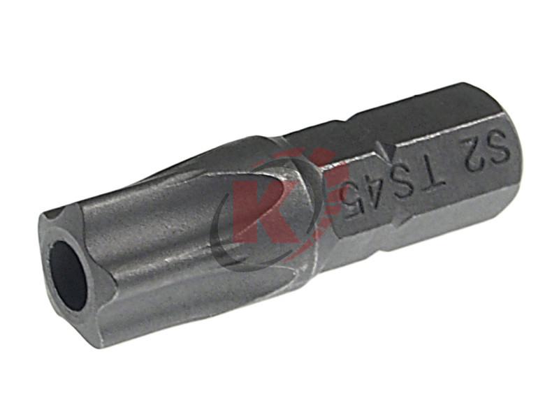 Бита TORX T45 L=25мм 1/4" с отверстием 5-ти лучевая (JTC-1192545)