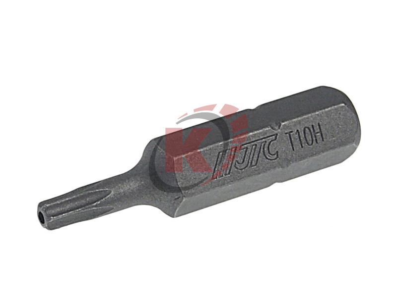 Бита TORX T10 L=30мм 1/4" с отверстием (JTC-1143010)