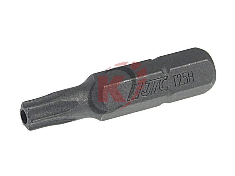 Бита TORX T25 L=30мм 1/4" с отверстием (JTC-1143025)