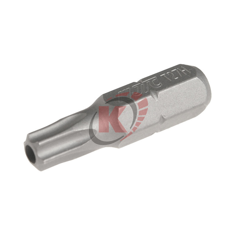 Бита TORX T27 L=25мм 1/4" с отверстием (JTC-1142527)
