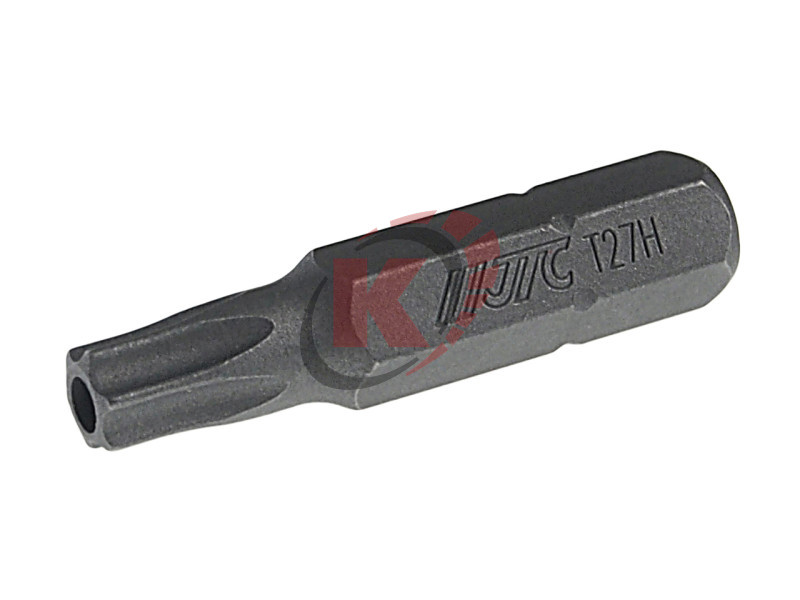 Бита TORX T27 L=30мм 1/4" с отверстием (JTC-1143027)