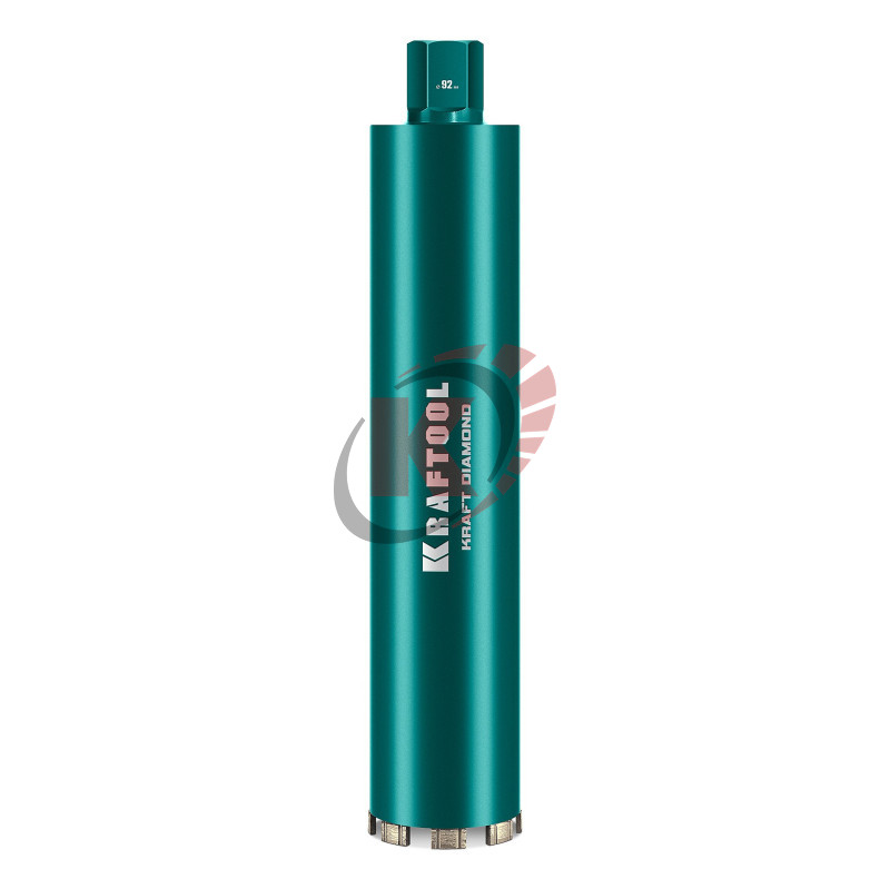 Коронка алмазная по железобетону 92 мм 450 мм, 1 1/4″ (29825-092) KRAFTOOL