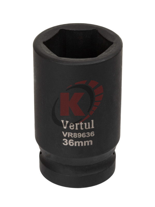 Головка торцевая 6гр. 1" S=36мм L=90мм ударная (VR89636) Vertul