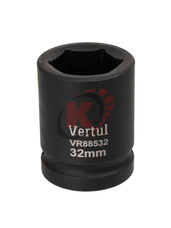 Головка торцевая 6гр. 1" S=32мм L=63мм ударная (VR88532) Vertul