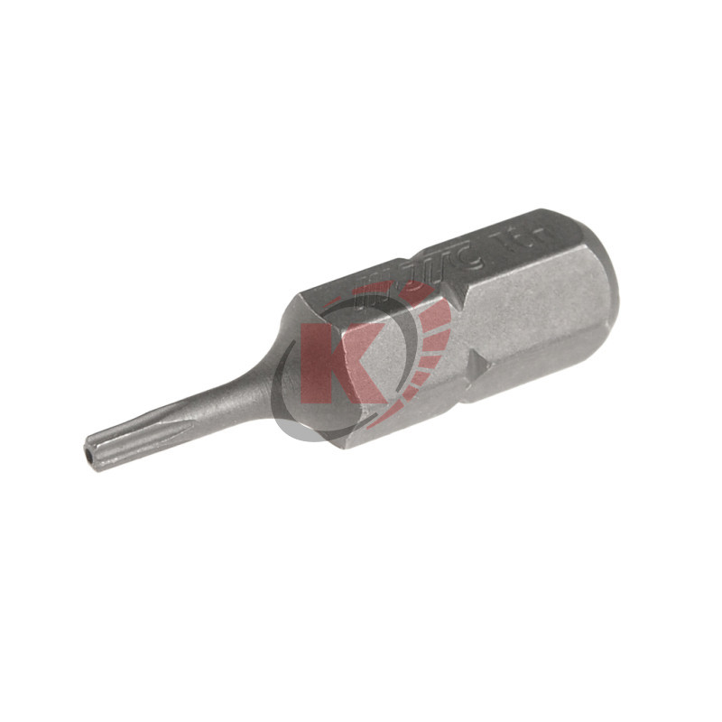 Бита TORX T6 L=25мм 1/4" с отверстием (JTC-1142506)
