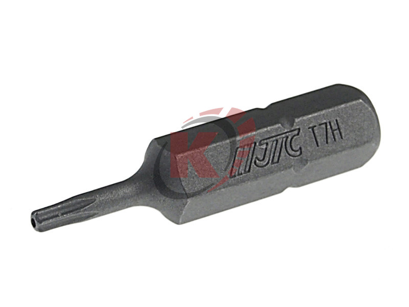 Бита TORX T7 L=30мм 1/4" с отверстием (JTC-1143007)