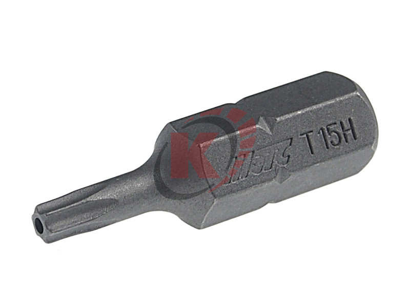 Бита TORX T15 L=30мм 5/16" с отверстием (JTC-1243015)