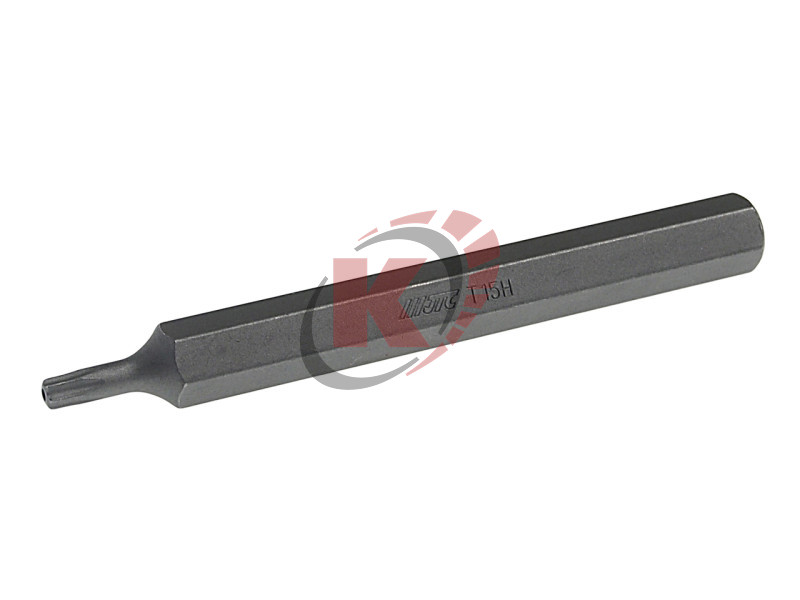 Бита TORX T15 L=80мм 5/16" с отверстием (JTC-1248015)