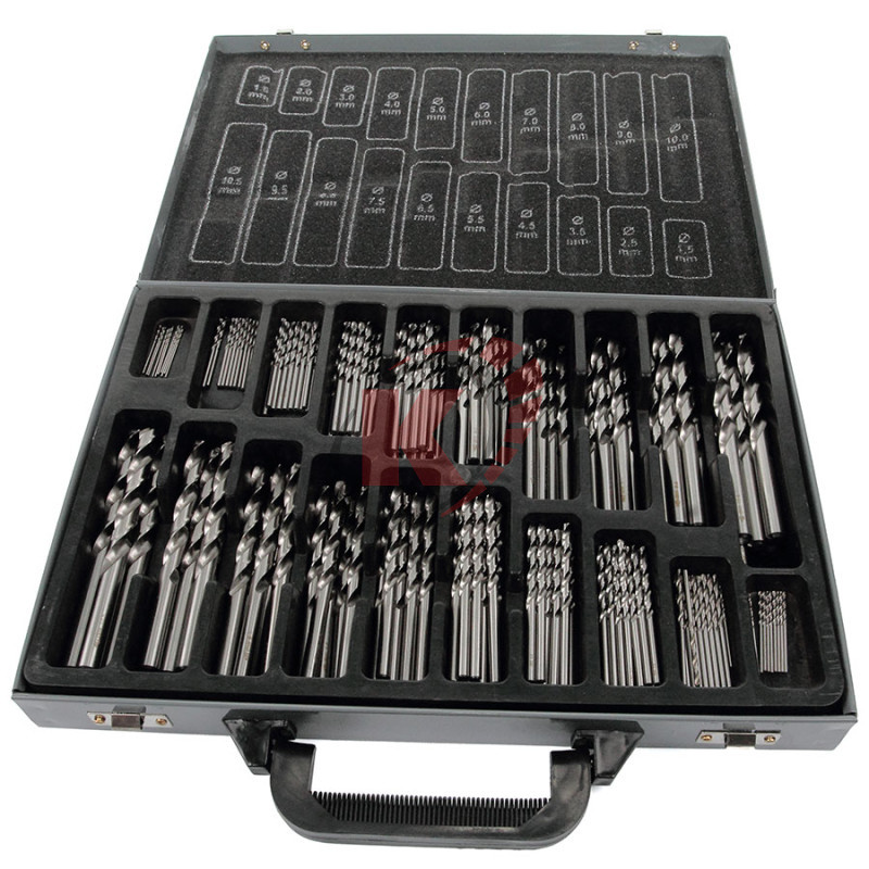 Набор сверл ц/хв 155 пр 1.0-10.5 HSS-G, DIN338 (GM-BS155) Garwin