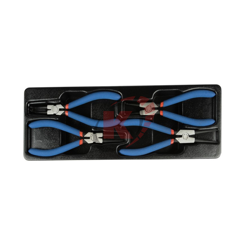 Набор съемников стопорных колец 4пр. 180мм (ACK-384010) ложемент Licota