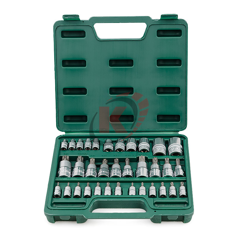 Набор головок E-Star, Star 1/2" и бит-насадок 34 пр. (9634T) Hans