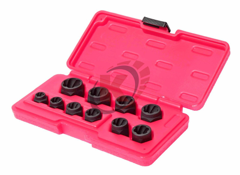 Набор головок для поврежденных болтов и гаек 8-19мм в кейсе 10пр. (JTC-1545) JTC