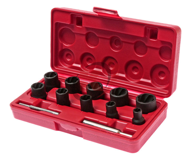 Набор головок для поврежденных болтов и гаек 8-21мм в кейсе 12 пр. (JTC-1321)