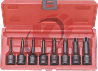 Набор торксов ударных 1/2" 8пр. T25-T70 (ASA-40007) Licota