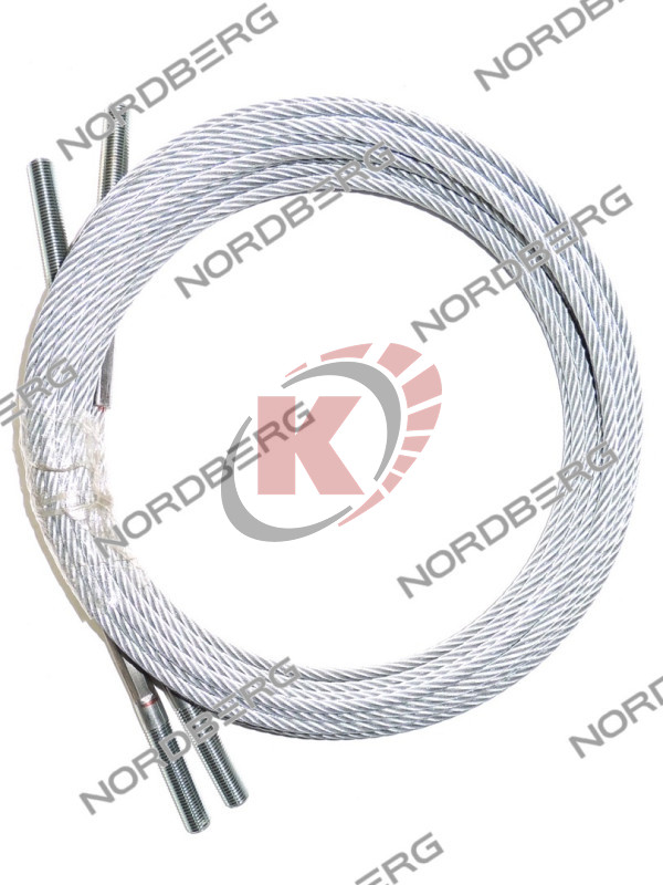 Трос для подъемников N4120BE-4 N4120BM-4 ( 2 шт / комплект) ЦБ-0009281 Nordberg