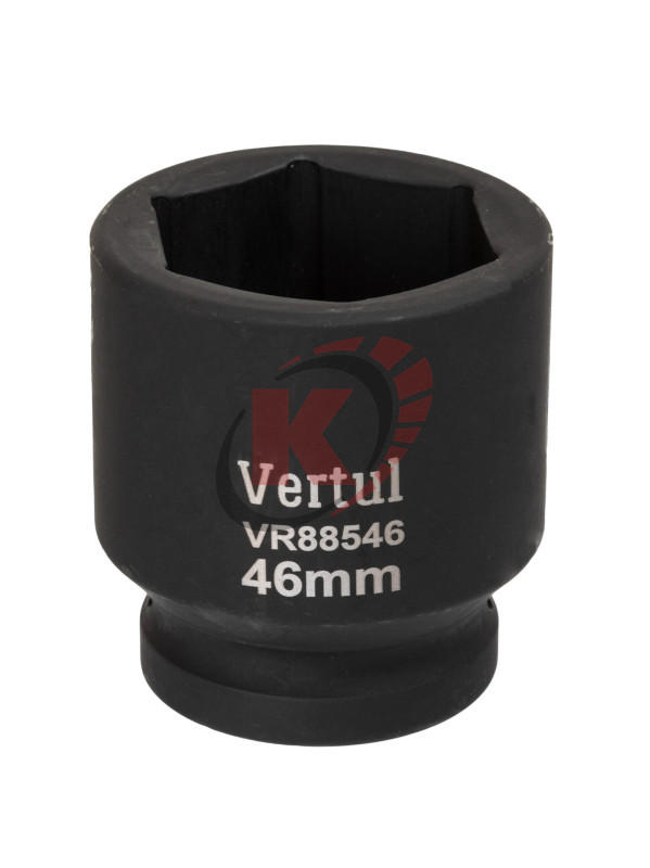 Головка торцевая 6гр. 1" S=46мм L=72мм ударная (VR88546) Vertul