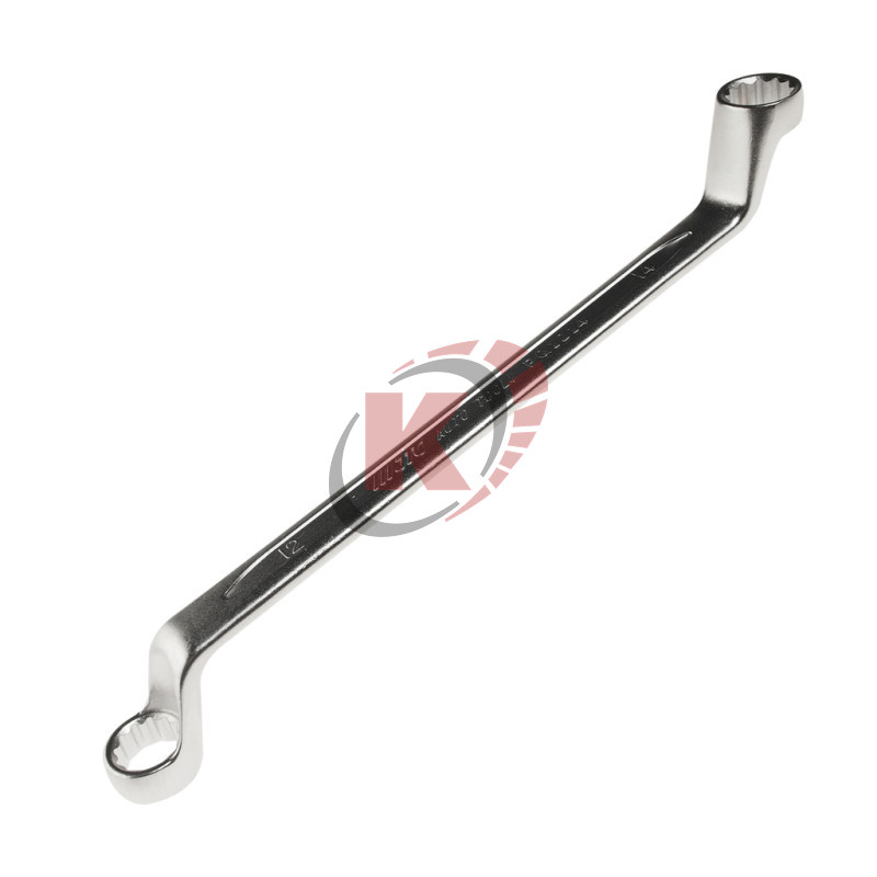 Ключ гаечный кольцевой 12х14 L=217мм 75градусов (JTC-PQ1214)