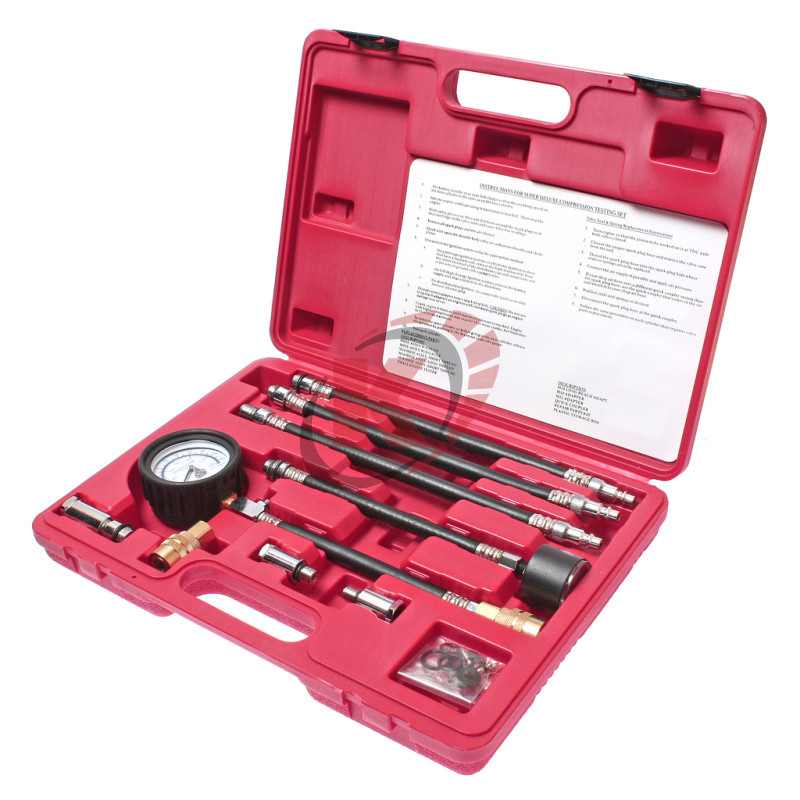 Компрессометр бензиновый с адаптерами (JTC-JW0099)