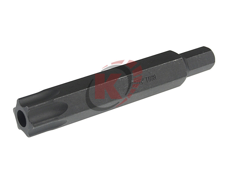 Бита TORX T60 L=80мм 5/16" с отверстием (JTC-1248060)
